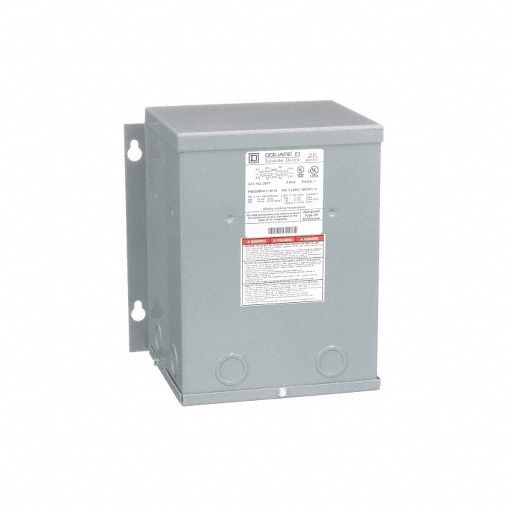 Dry Type Power Distribution Transformer: 120V AC/240V AC, 120V AC/240V AC, Wall, Copper