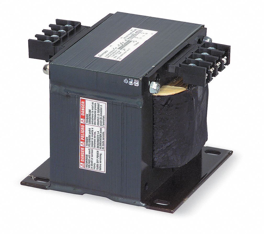 SQUARE D Control Transformer, 208VAC, 230VAC, 460VAC, 120VAC, 1kVA ...