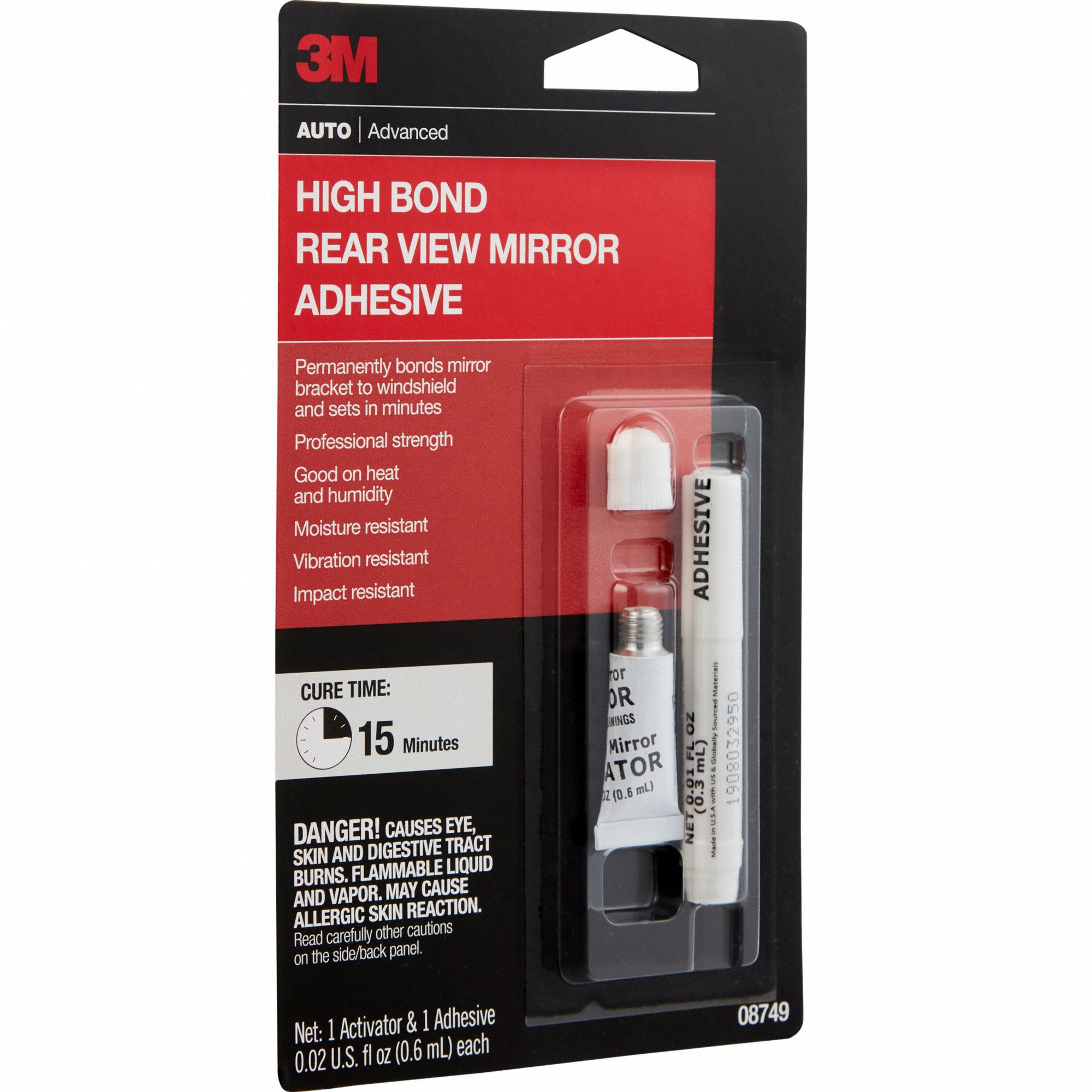 3M, Acrylic, Clear, Mirror Adhesive 2CTF208752 Grainger