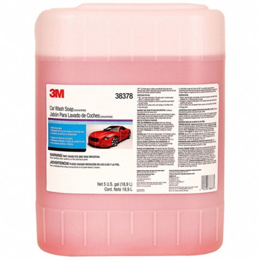 clear pink 3 gallon plastic car