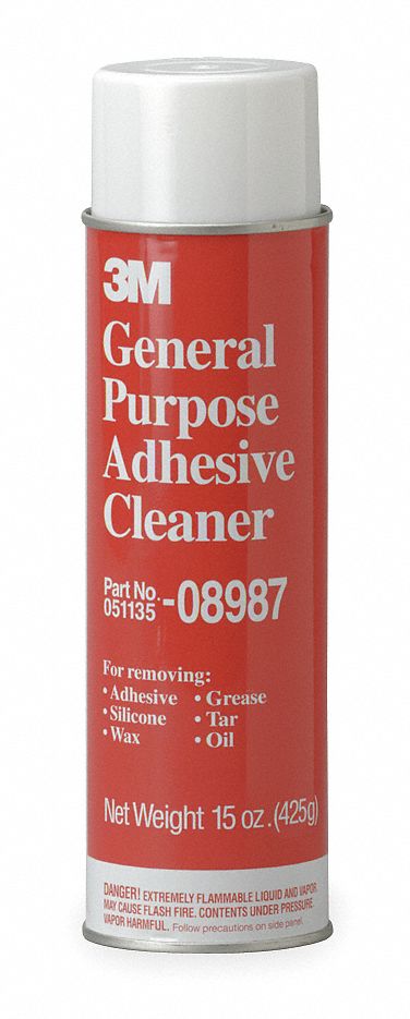  3M General Purpose Adhesive Cleaner, 08987, Removes