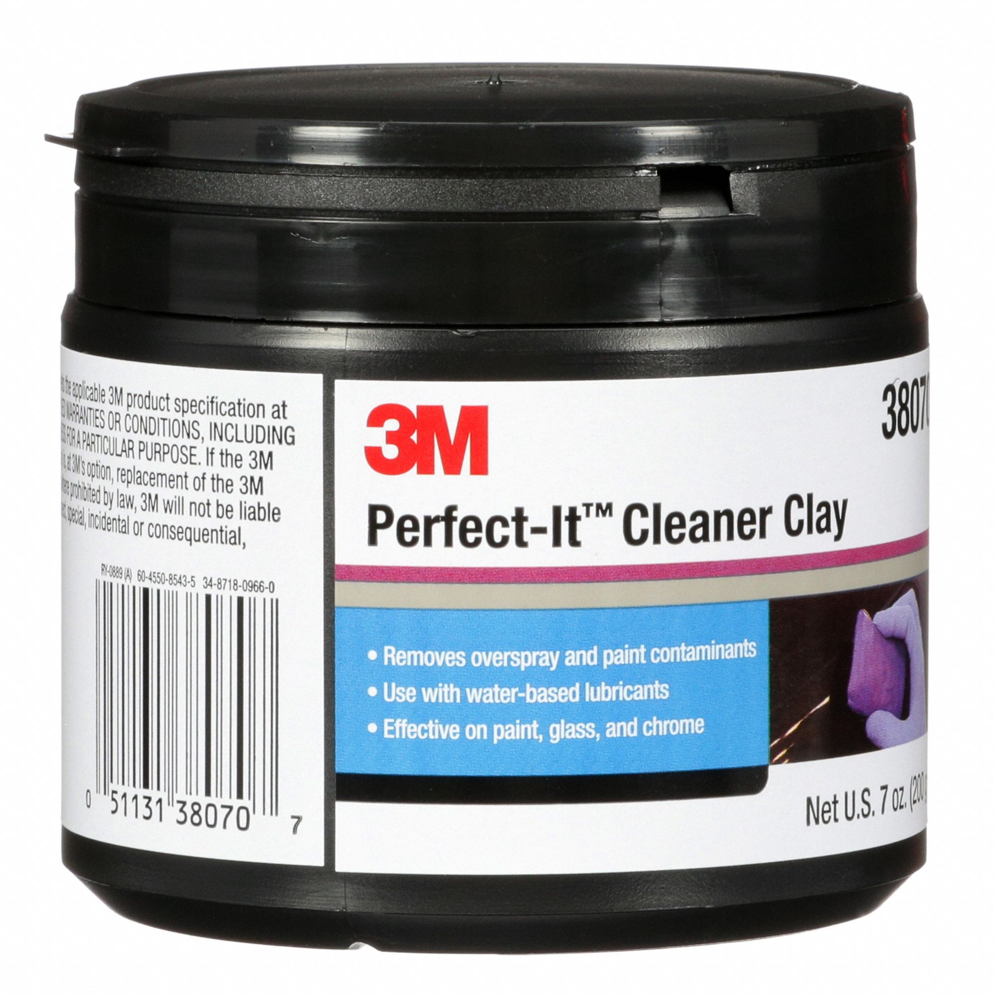3M Abrasive Cleaner Clay Bar Plastic Jar 2CTN738070 Grainger