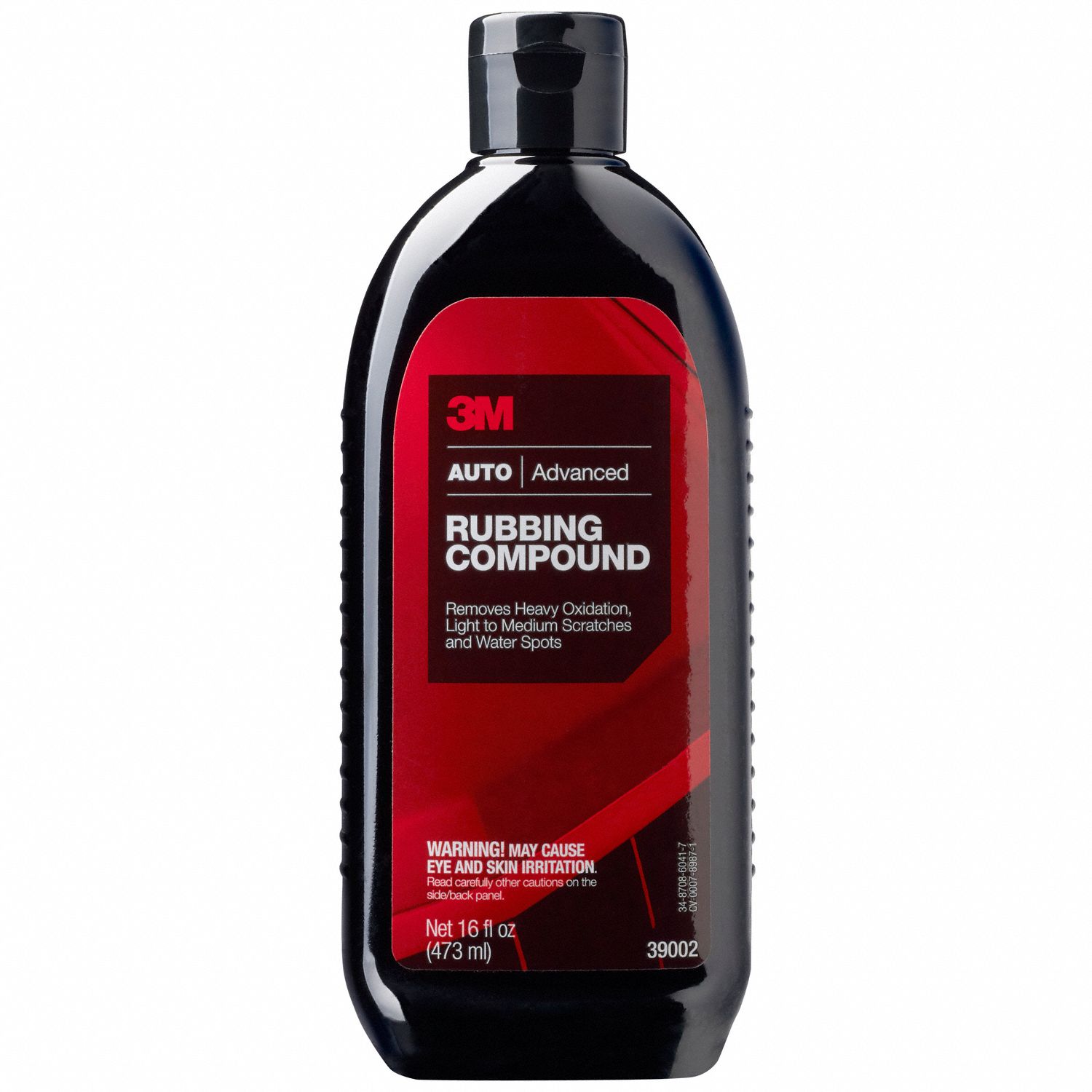 3M Abrasive Rubbing Compound, —, 16 oz, Plastic Bottle, Thick Liquid