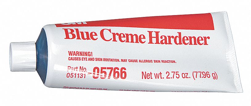 Blue Creme Hardener: Activator, 2 3/4 oz Size, Blue