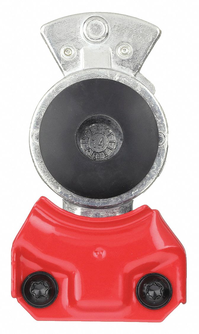 1/2 in Port Size, Aluminum, Gladhand 2CTT50350421 Grainger