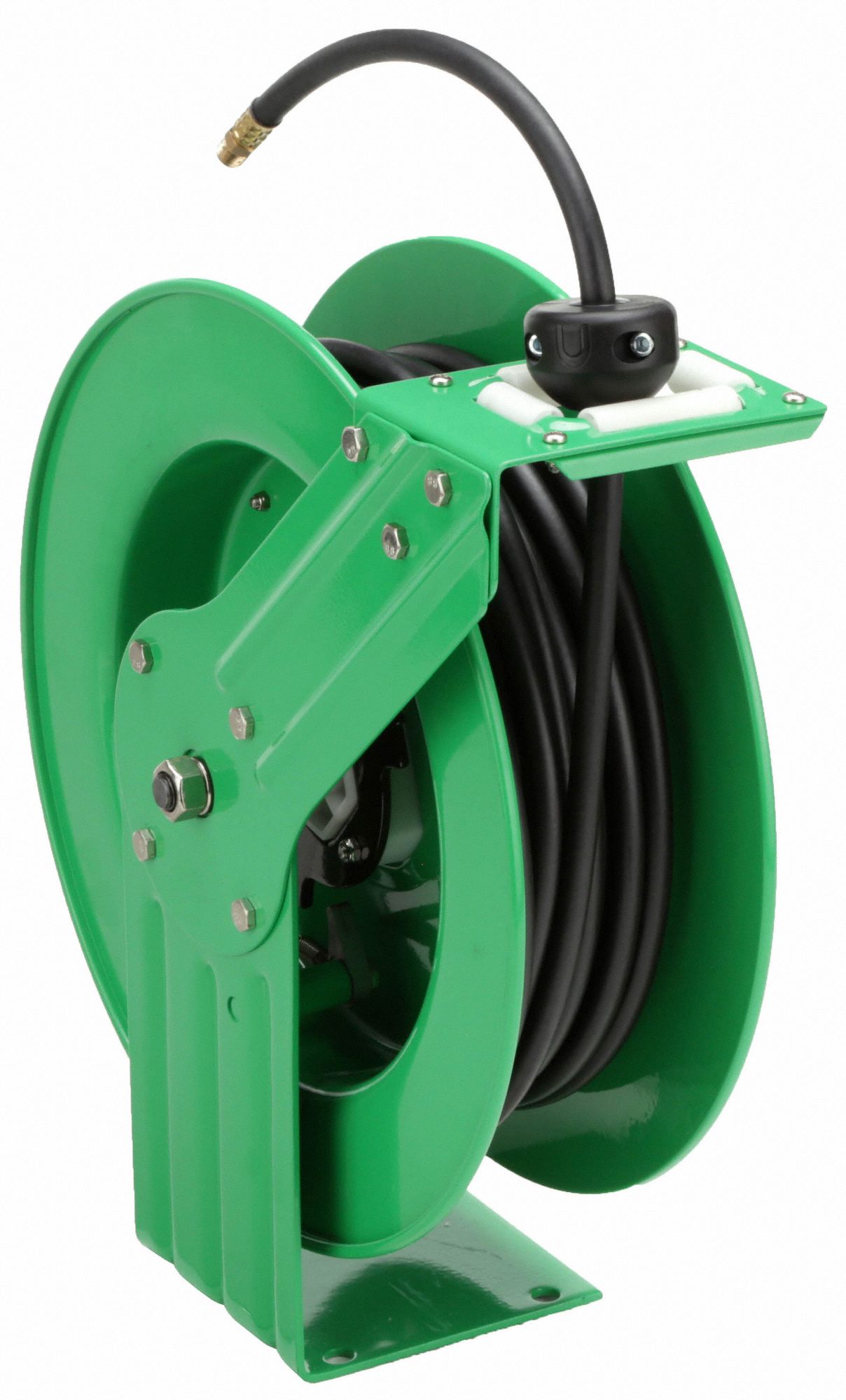 SPEEDAIRE Spring Return Hose Reel, Air, Water, 300 psi, Hose Capacity
