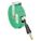 SPRING RETURN HOSE REEL: 20 FT (¼ IN I.D), ¼ IN MNPT, 200 PSI MAX, BRASS, GREEN