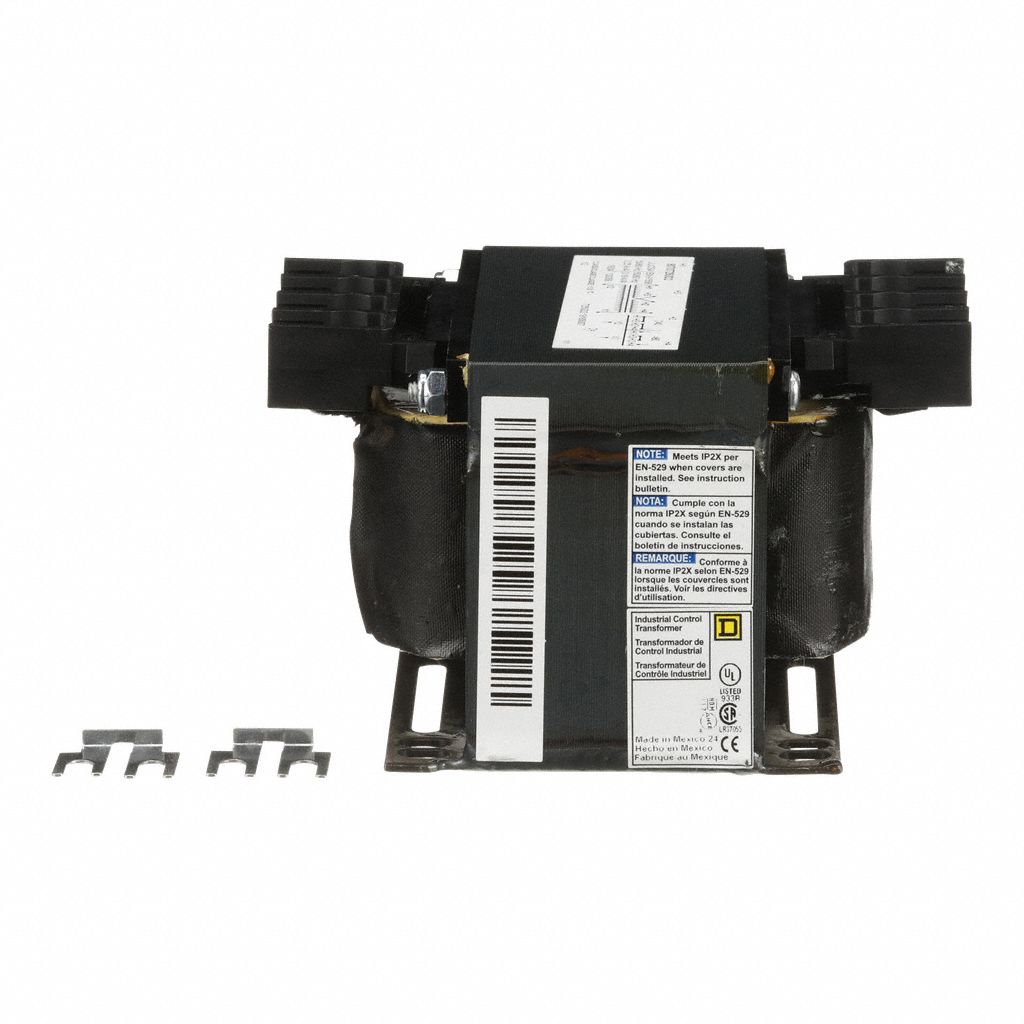 Control Transformer: 240V AC/480V AC, 24V AC, Foot, 250 VA, Single Phase