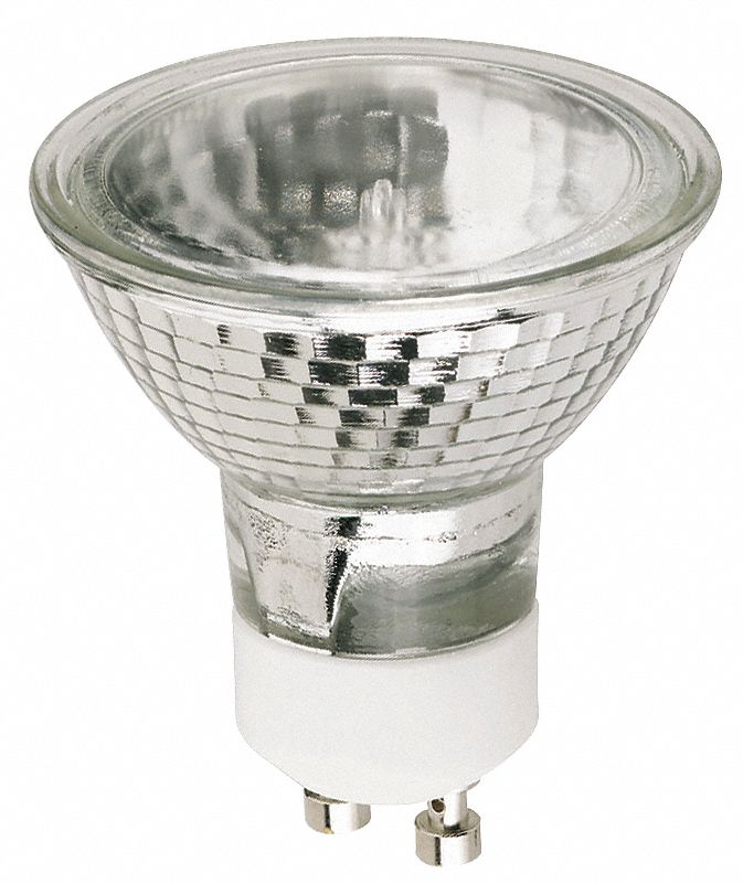 LUMAPRO Halogen Lamp, MR16, 2-Pin (GU10), Reflector Bulb Type, Watts 50 ...