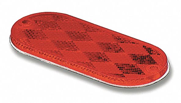 2CVN3 - Acrylic Reflector Oval Red