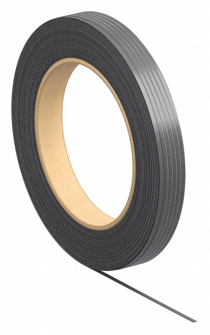 PLASTIC STRAPPING, ½ IN STRAPPING W, 0.03 IN THICK, 600 LB BREAK STRENGTH, 3,600 FT OVERALL L