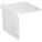 STRAPPING GUARDS, 2 IN L, 2½ IN W, FOR 1¼ IN MAX. STRAP W, 0.17 IN THICK, WHITE, 1,000 PK