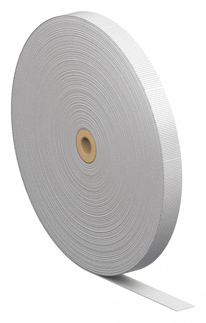 PLASTIC STRAPPING, 3,285 POUND BREAK STRENGTH, 330 FT OVERALL L, WHITE