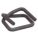 STRAPPING BUCKLE, FITS ¾ IN STRAP W, ¾ IN SEAL INSIDE W, STEEL, PHOSPHATED, 1,000 PK