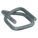 STRAPPING BUCKLE, FITS 1¼ IN STRAP W, 1¼ IN SEAL INSIDE W, STEEL, PHOSPHATED, 250 PK