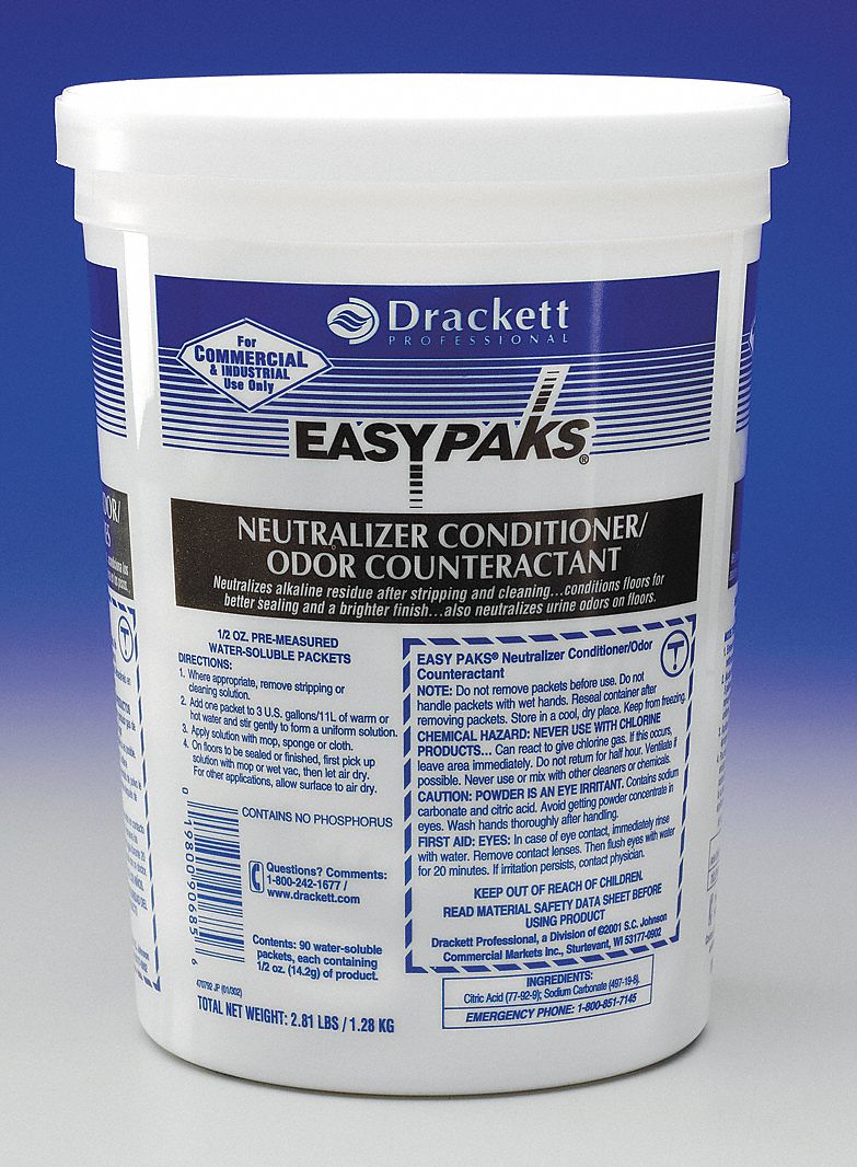 DIVERSEY, Bucket, 32 oz Container Size, Neutralizer Conditioner/Odor