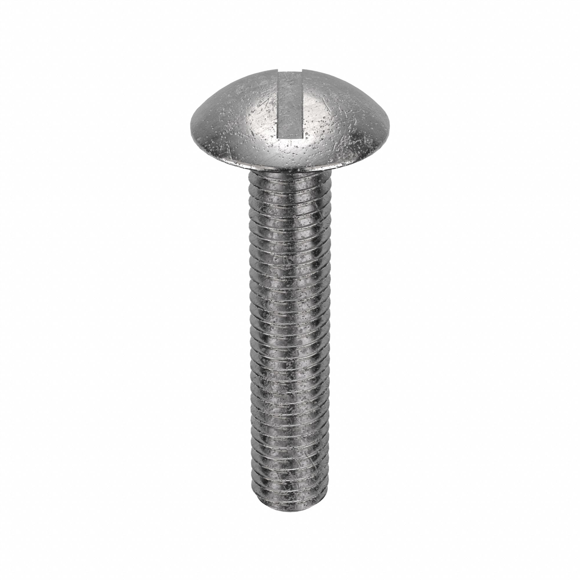 Machine Screw: #10-32 Thread Size, 1 in Lg, 18-8 Stainless Steel, Plain, Truss, Slotted, 100 PK Machine Screw: #10-32 Thread Size, 1 in Lg, 18-8 Stainless Steel, Plain, Truss, Slotted, 100 PK