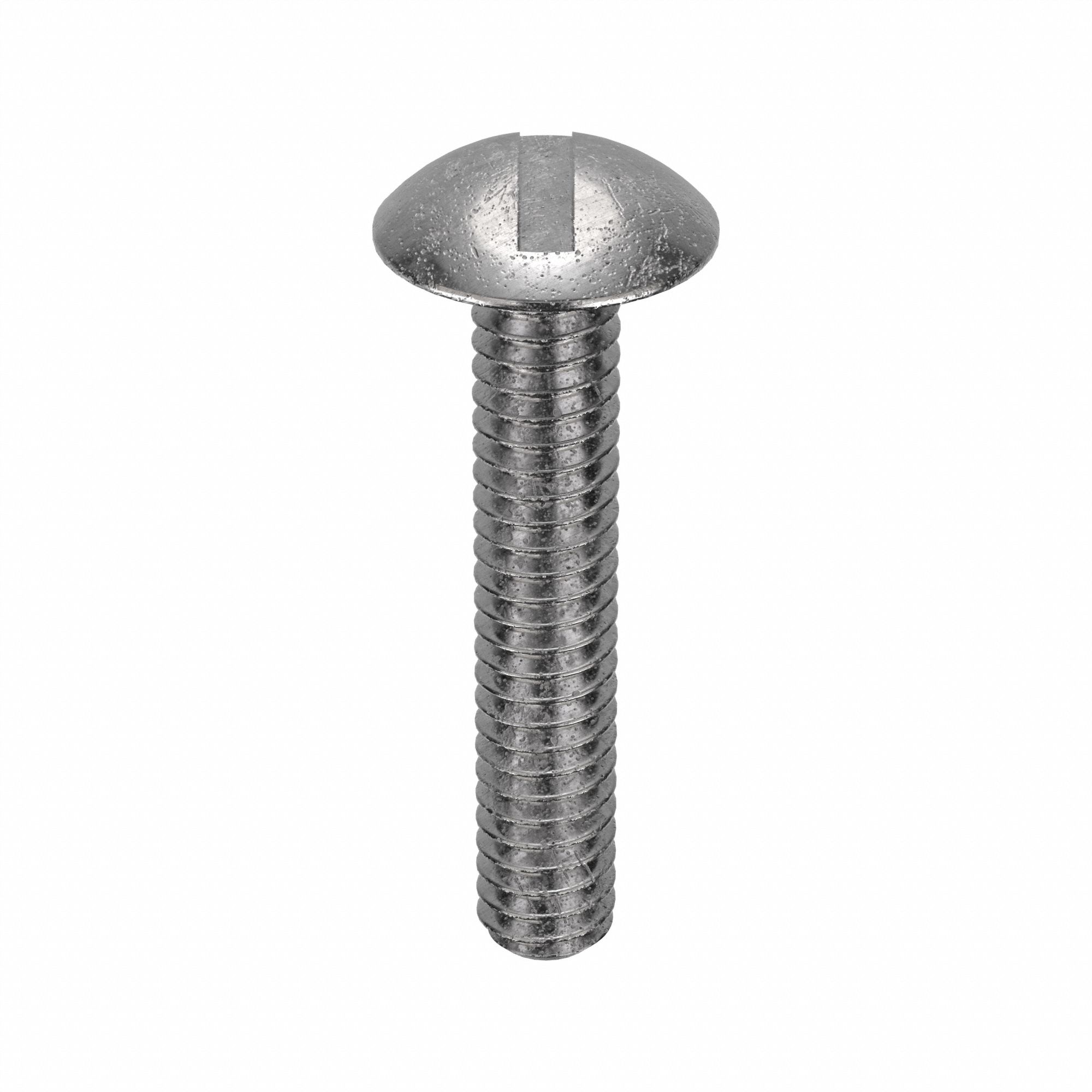 MACHINE SCREW, &frac14;"-20 THREAD, 1&frac14; IN L, 18-8 SS, PLAIN FINISH, TRUSS, SLOTTED, 50 PK