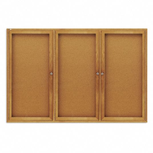 Push-Pin, Cork, 48 inH x 72 inW, Natural - Grainger