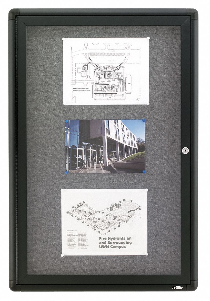 Enclosed Bulletin Board 36 x 24 