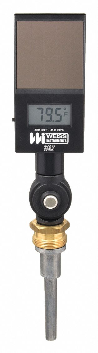 WEISS Termómetr Digtl Alimentcn Solar,ABS - 2CYL7 | DVU35 - Grainger México