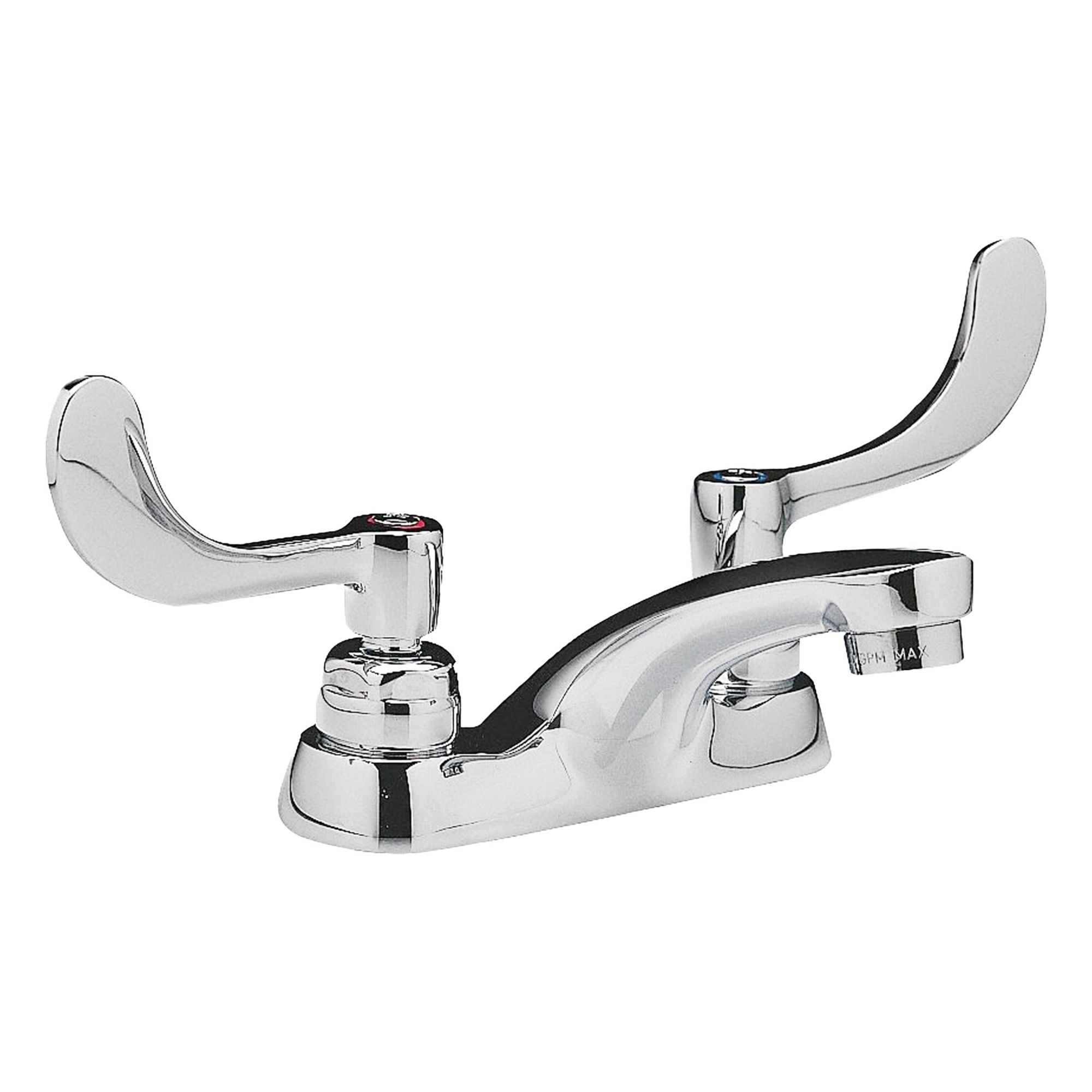 Low Arc Bathroom Faucet: Monterrey, Cast Brass, Chrome Finish, 0.35 gpm Flow Rate