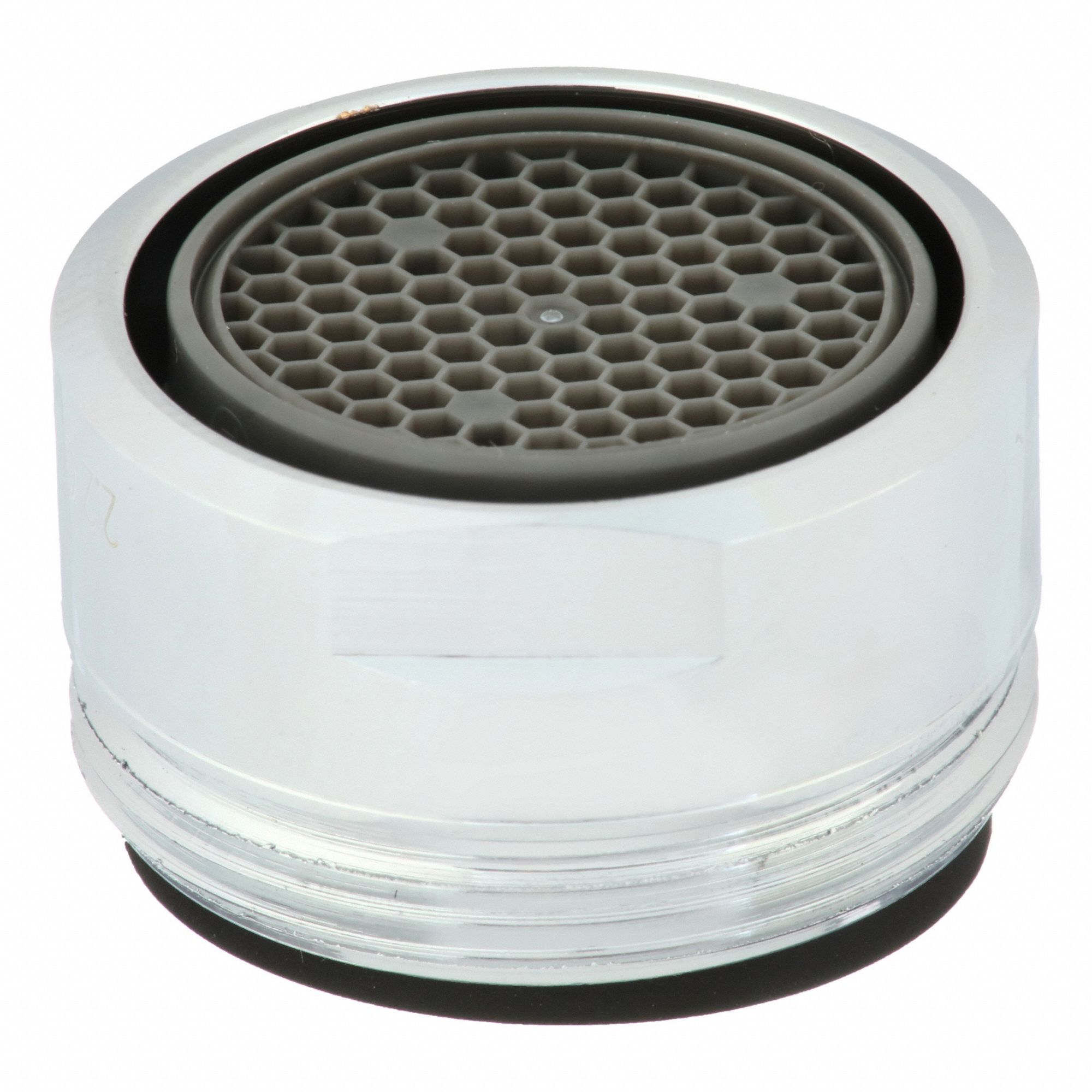 Outlet: 2.2 gpm Flow Rate, Aerated Flow Outlet, Brass, Chrome Finish, Male