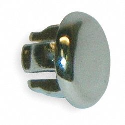 Lift Rod Plug Button Polished Chrome