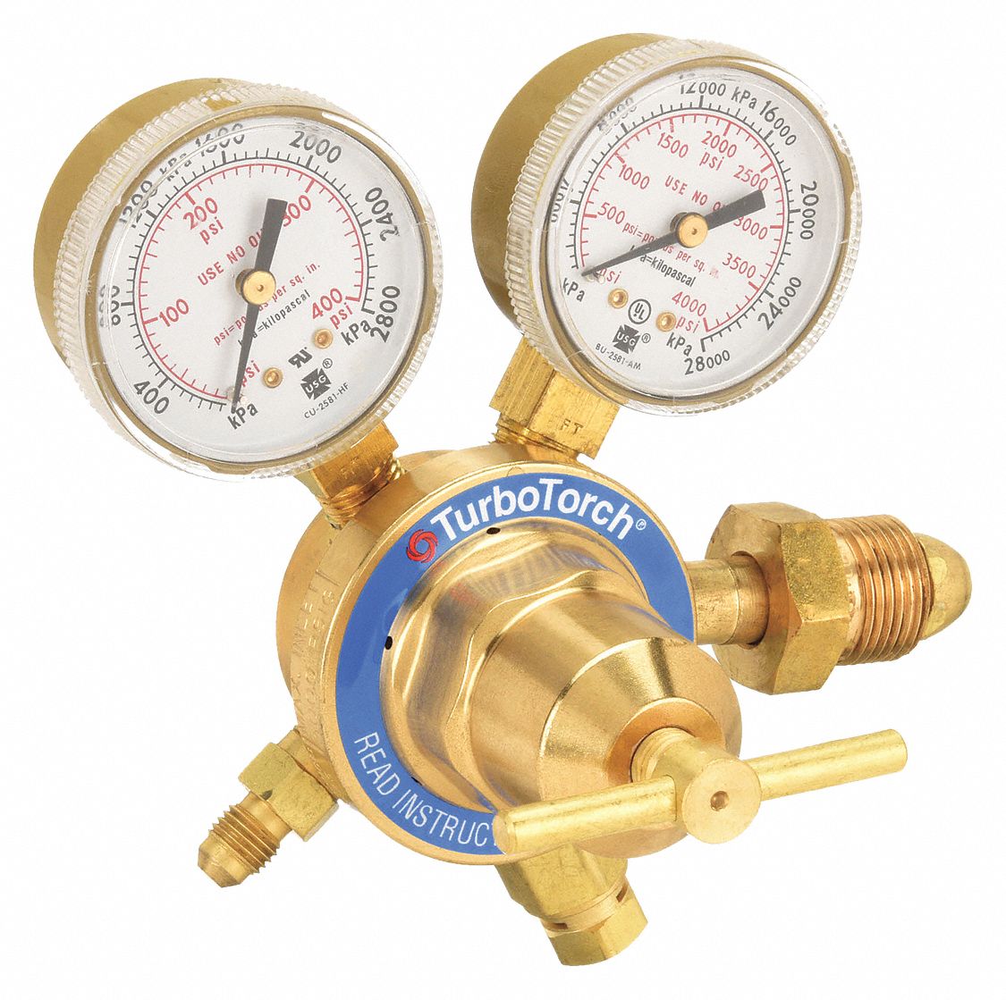 TURBOTORCH, Single Stage, CGA 580 Inlet, Gas Regulator 2CZH80386