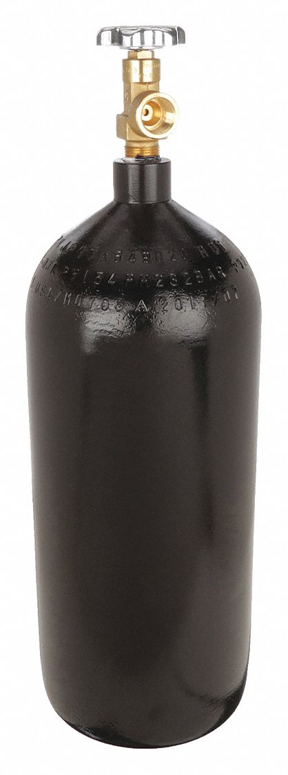 Empty Fuel Cylinder: Nitrogen, 40 cu ft, CGA 580