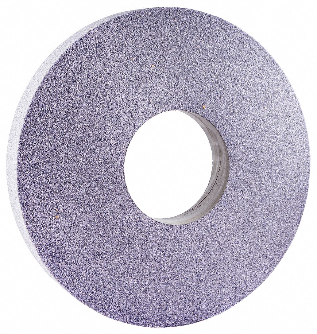 NORTON Type 1 Aluminum Oxide Straight Grinding Wheel, 14 in, 5 in Arbor