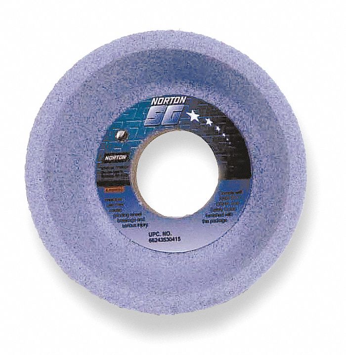 NORTON Ceramic Flaring Cup Grinding Wheel, 1 1/2 in Thickness, 5730 Max