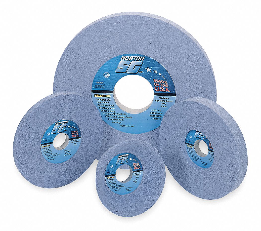 STRAIGHT GRINDING WHEEL,60 GRIT,PK5