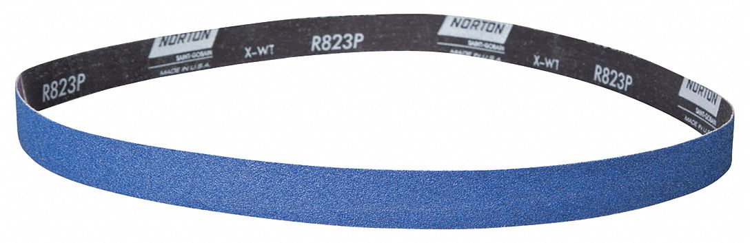 NORTON 78072727144 Sanding Belt,2 In Wx72 In L,ZA,60GR