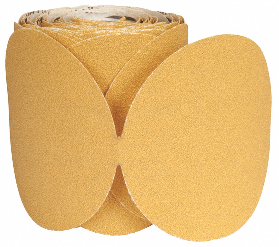 NORTON Sanding Disc Roll Coated, NonVacuum, 80 Abrasive Grit, Coarse