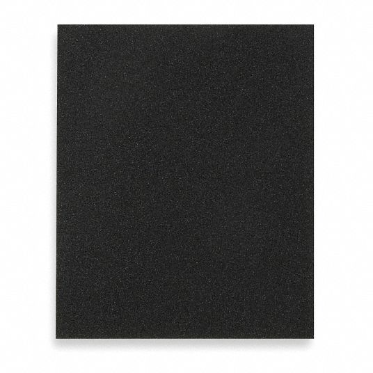 NORTON Emery Cloth, Emery, 11 in Length, 9 in Width, Fine 2D795