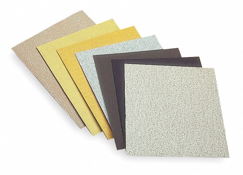 Sanding Sheet, 11x9 In, 50 G, AlO