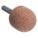 VITRIFIED MOUNTED POINT, 1 IN DIAMETER, ALUMINUM OXIDE, 60 GRIT, A21