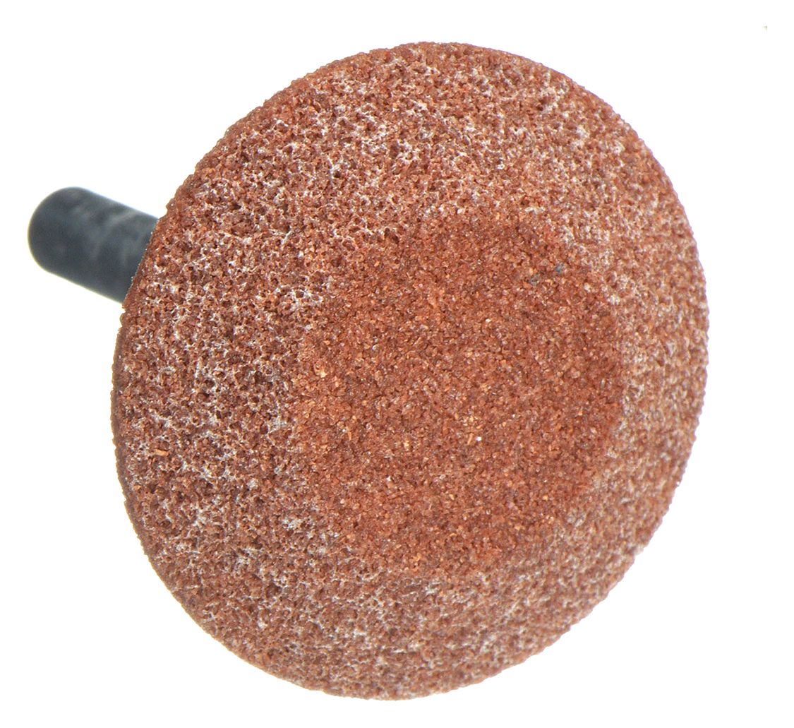 VITRIFIED MOUNTED POINT, 1 ⅝ IN DIAMETER, ALUMINUM OXIDE, 60 GRIT, A36