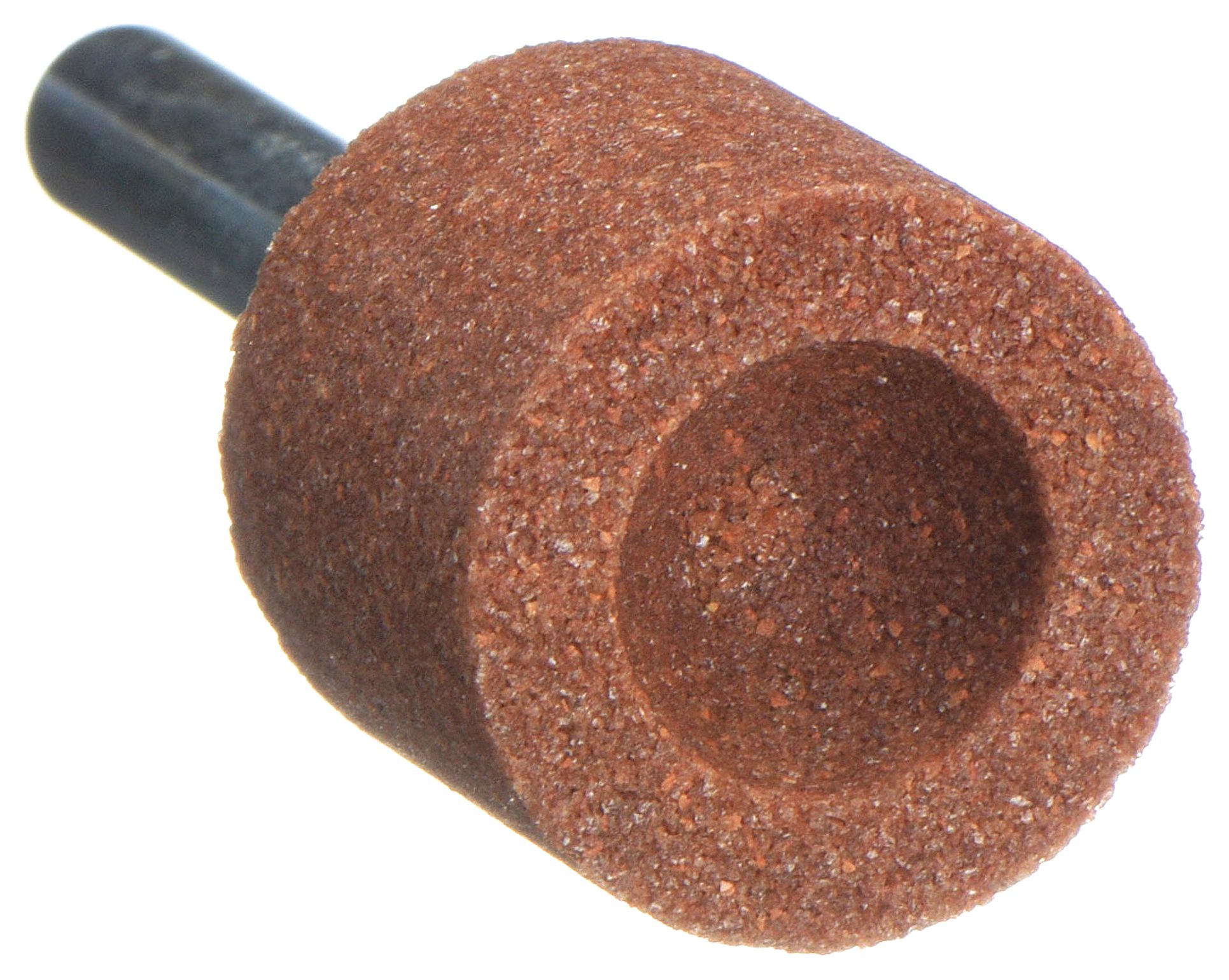 VITRIFIED MOUNTED POINT, ¾ IN DIAMETER, ALUMINUM OXIDE, 60 GRIT, A39