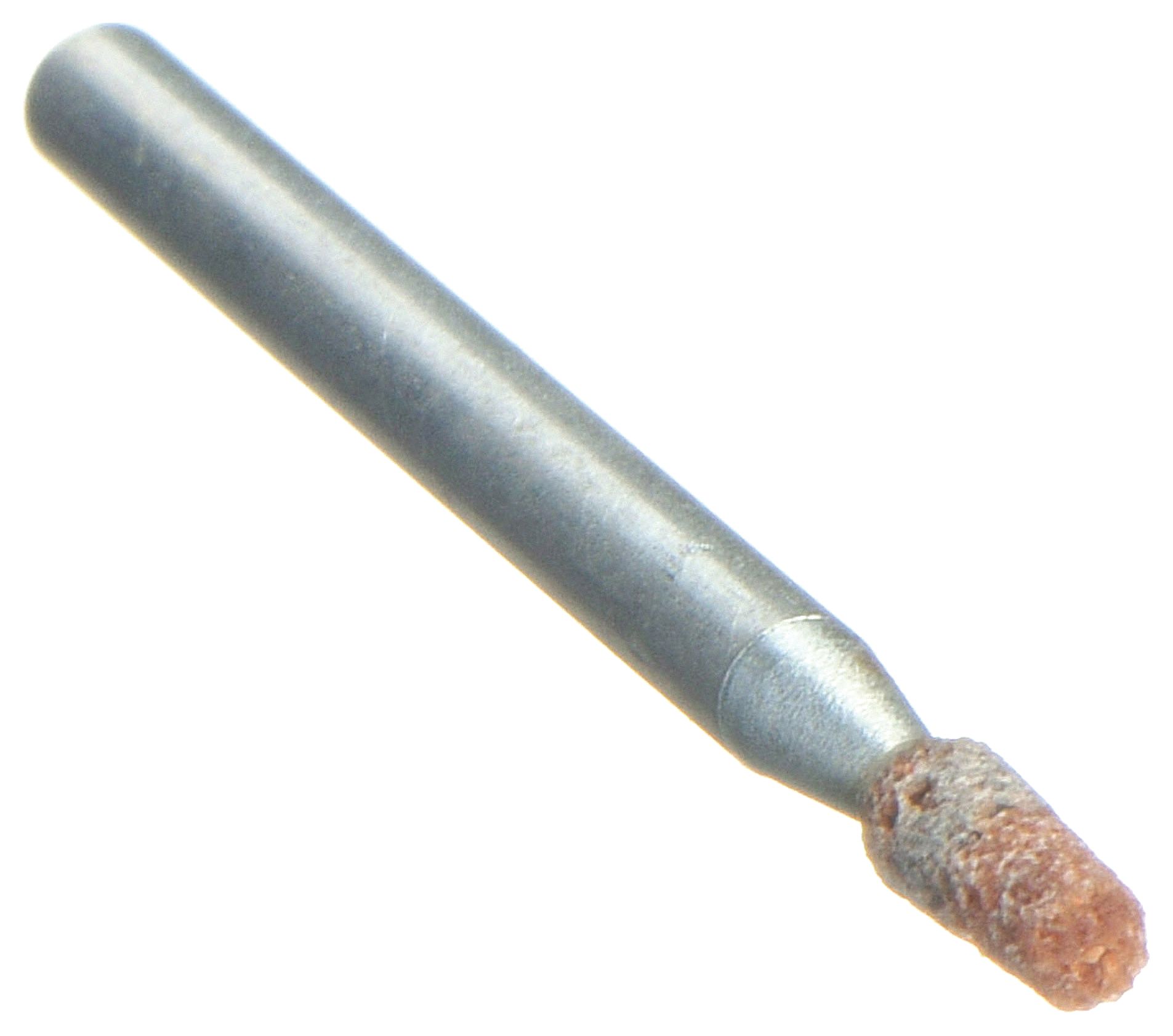 Vitrified Mounted Point: 1/8 in Dia, Aluminum Oxide, 60 Grit, B98