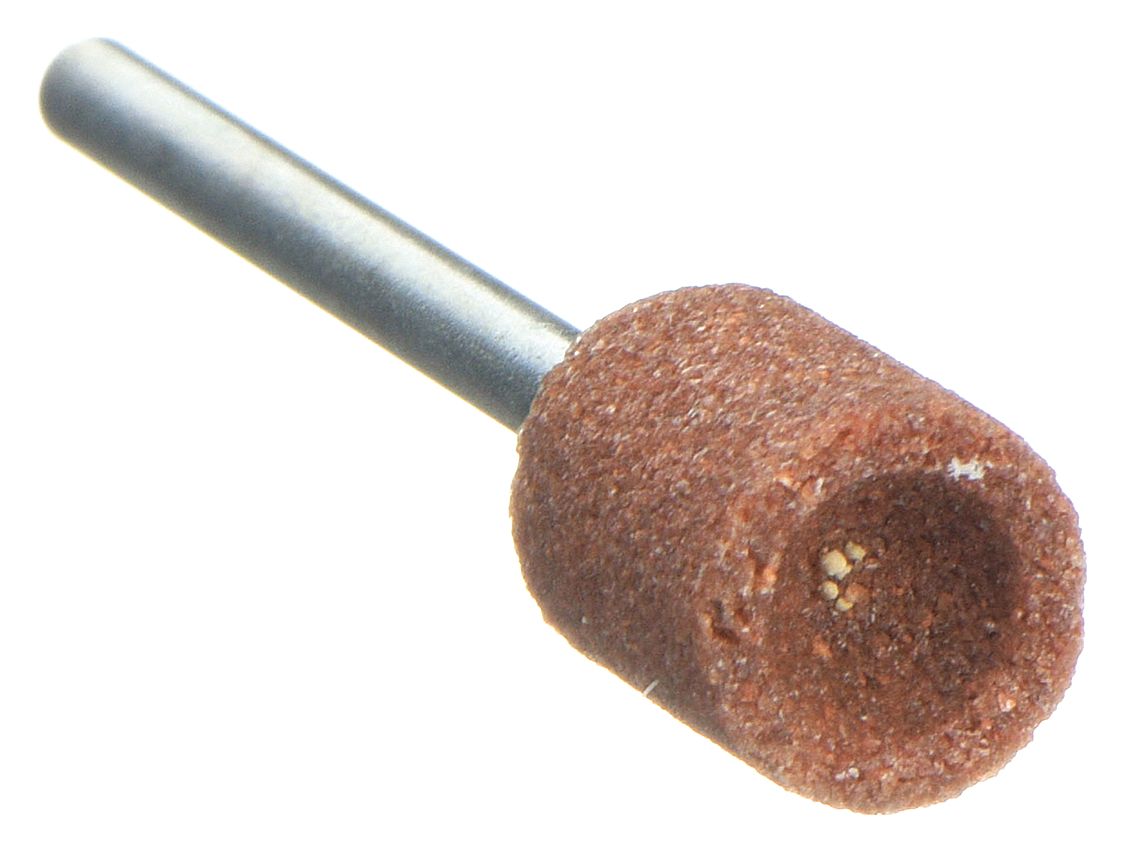 Vitrified Mounted Point: 3/8 in Dia, Aluminum Oxide, 60 Grit, B132