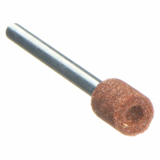 NORTON, 1/4 in Dia, Aluminum Oxide, Vitrified Mounted Point 2D863