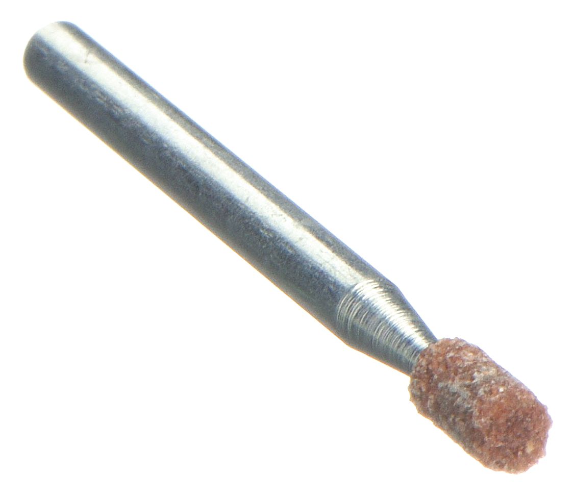 VITRIFIED MOUNTED POINT, 1/8 IN DIAMETER, ALUMINUM OXIDE, 60 GRIT, W144