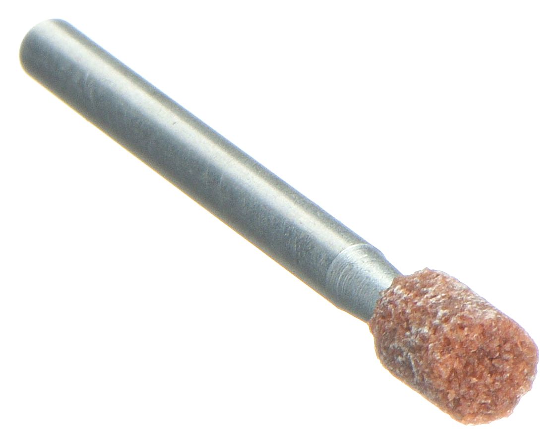 VITRIFIED MOUNTED POINT, 3/16 IN DIAMETER, ALUMINUM OXIDE, 60 GRIT, W152