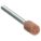 VITRIFIED MOUNTED POINT, ¼ IN DIAMETER, ALUMINUM OXIDE, 60 GRIT, W162