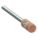 VITRIFIED MOUNTED POINT, ¼ IN DIAMETER, ALUMINUM OXIDE, 60 GRIT, W163