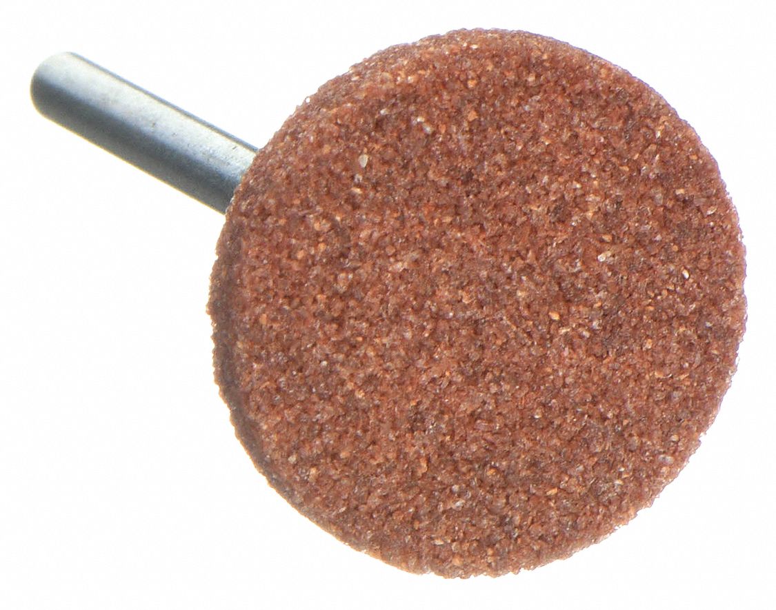 NORTON, 3/4 in Dia, Aluminum Oxide, Vitrified Mounted Point 2D887