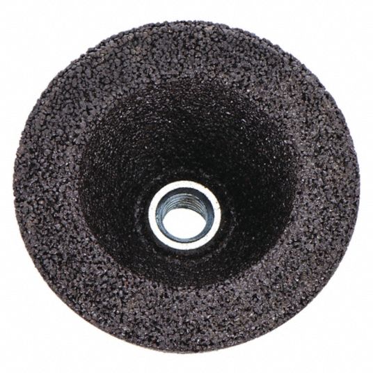 NORTON, 4 in Abrasive Wheel Dia, 2 in Thick, Flaring Cup Grinding Wheel