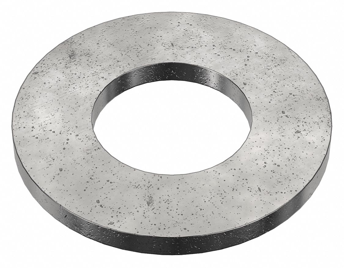 SAE Washer: Case Hardened, Black Oxide, Steel, 3/8 in Screw Sz, 0.406 in In Dia, 100 PK